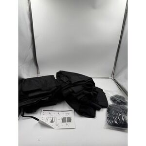 12x12 Ft Gazebo Netting Universal‎ 4 Panel Mesh Screen Wall With Zipper